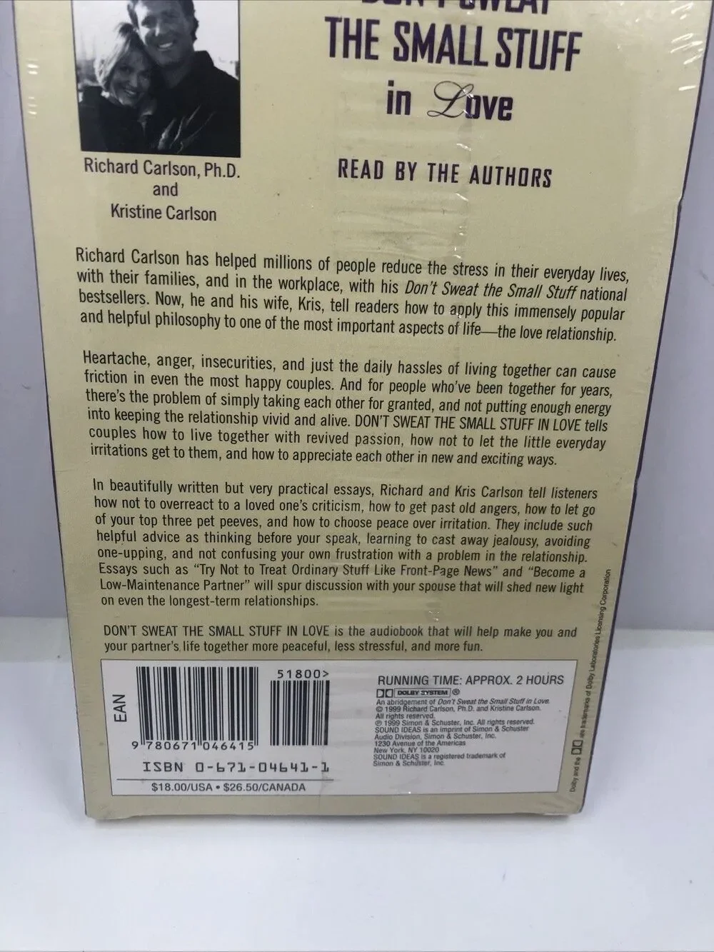 Don't Sweat the Small Stuff in Love : Audio Cassettes